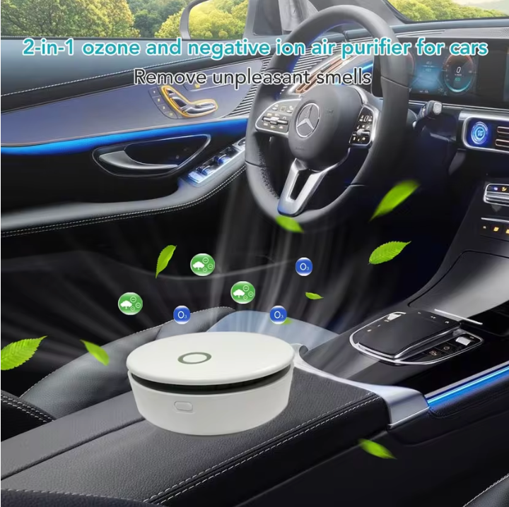 Tragbarer Ozon- und Ionen-Luftreiniger