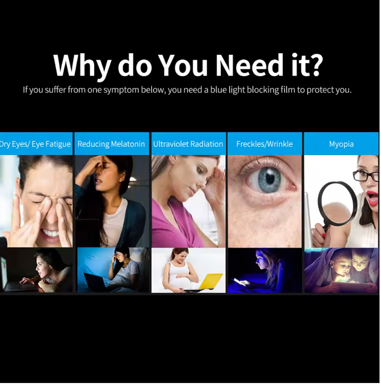 Blaulicht - Displayschutz