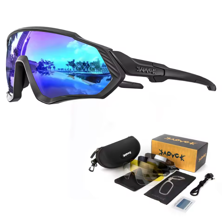 APVOE Polarisierte Fahrradbrille, UV400-Schutzbrille