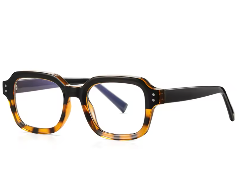 Klassische, schlichte und modische Lesebrille mit individuell anpassbarer Sehstärke und Blaulichtfilter für Computer