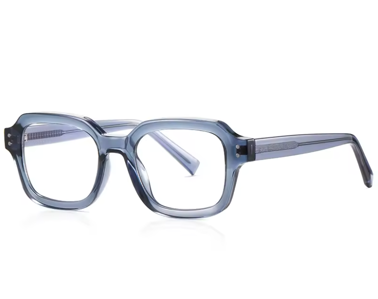 Klassische, schlichte und modische Lesebrille mit individuell anpassbarer Sehstärke und Blaulichtfilter für Computer