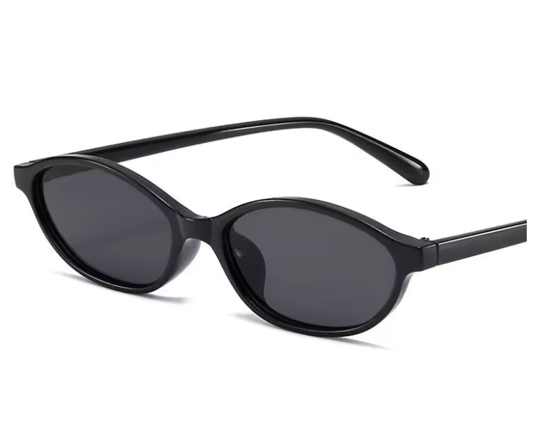 Neue, modische Retro-Brille mit ovalem, kleinem Rahmen für Damen