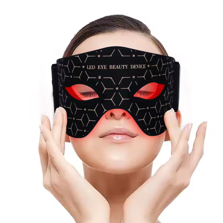 Nahinfrarot-Rotlichttherapie-Augenmaske, Augenmaske, Augenmassagegerät, Schönheitspflegegerät, Gerät zur Entfernung von Augenschatten