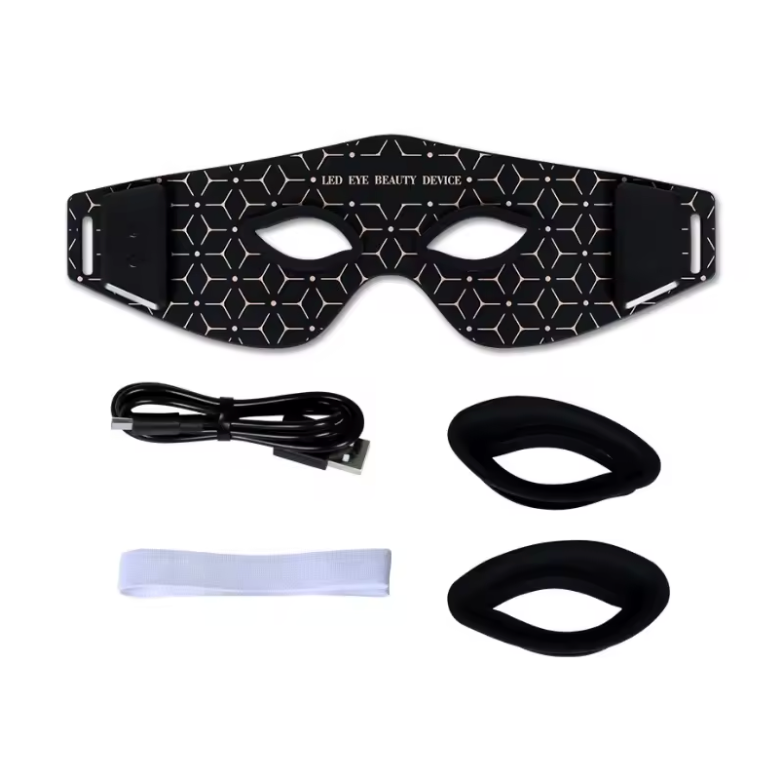 Nahinfrarot-Rotlichttherapie-Augenmaske, Augenmaske, Augenmassagegerät, Schönheitspflegegerät, Gerät zur Entfernung von Augenschatten