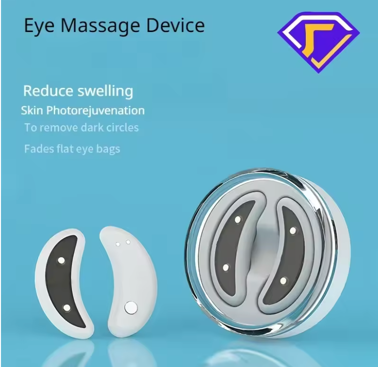 Augenmassagegerät mit EMS-Impuls-Mikrostrom: Lindert Müdigkeit, reduziert Augenringe, Falten und Schwellungen – für eine faltenfreie Haut.